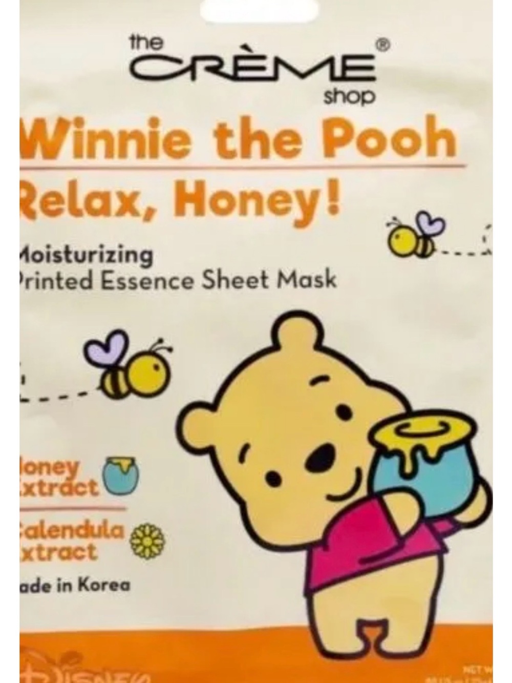 The Crème Shop Winnie the Pooh Relax Honey Moisturizing Sheet Mask